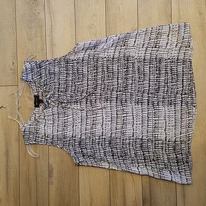 AB Studio Sheer Sleeveless Top - Size Large